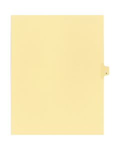 Litigation Tab Dividers *c* Buff "L"   26th Cut