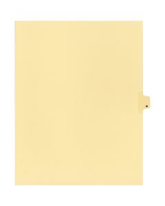 Litigation Tab Dividers *c* Buff "M"   26th Cut