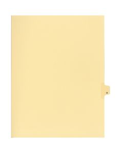 Litigation Tab Dividers *c* Buff "O"   26th Cut