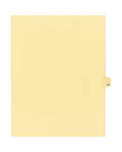 Litigation Tab Dividers *c* Buff "OO"  26th Cut
