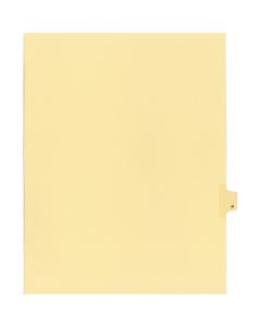 Litigation Tab Dividers *c* Buff "P"   26th Cut