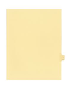 Litigation Tab Dividers *c* Buff "Q"   26th Cut