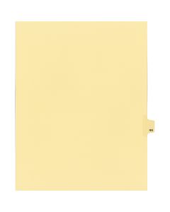 Litigation Tab Dividers *c* Buff "QQ"  26th Cut