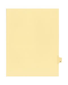 Litigation Tab Dividers *c* Buff "S"   26th Cut