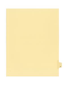 Litigation Tab Dividers *c* Buff "U"   26th Cut