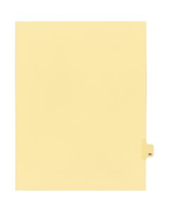 Onglets juridique Indiv Lettre "UU" Coupe 26 C-Chamois