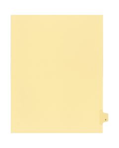 Litigation Tab Dividers *c* Buff "V"   26th Cut