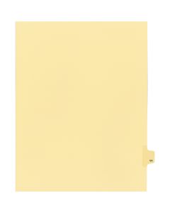 Onglets juridique Indiv Lettre "VV" Coupe 26 C-Chamois