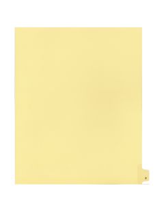 Litigation Tab Dividers *c* Buff "Z"   26th Cut
