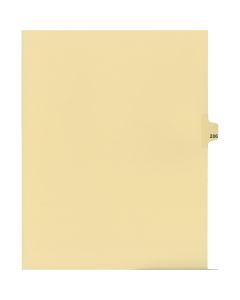 Onglets juridique Indiv Lettre 286 Coupe 25 C-Chamois
