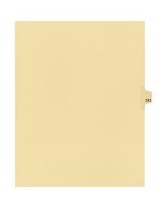 Litigation Tab Dividers *c* Buff #312