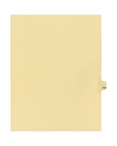 Litigation Tab Dividers *c* Buff #316