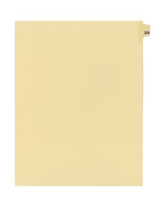 Onglets juridique Indiv Lettre 326 Coupe 25 C-Chamois