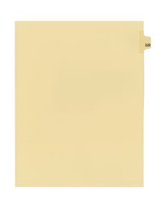 Onglets juridique Indiv Lettre 328 Coupe 25 C-Chamois