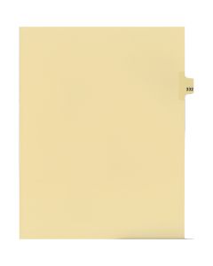 Onglets juridique Indiv Lettre 332 Coupe 25 C-Chamois