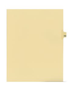 Onglets juridique Indiv Lettre 334 Coupe 25 C-Chamois