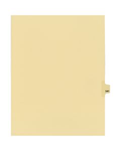 Onglets juridique Indiv Lettre 341 Coupe 25 C-Chamois