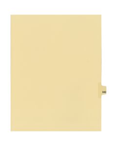 Onglets juridique Indiv Lettre 342 Coupe 25 C-Chamois