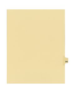 Onglets juridique Indiv Lettre 343 Coupe 25 C-Chamois
