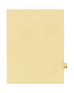 Onglets juridique Indiv Lettre 345 Coupe 25 C-Chamois