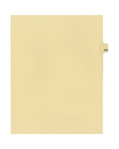 Onglets juridique Indiv Lettre 382 Coupe 25 C-Chamois