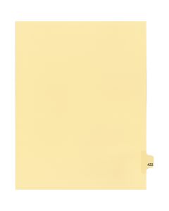 Litigation Tab Dividers *c* Buff #422