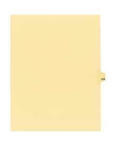 Onglets juridique Indiv Lettre 439 Coupe 25 C-Chamois