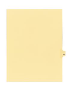 Onglets juridique Indiv Lettre 441 Coupe 25 C-Chamois