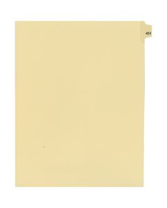 Onglets juridique Indiv Lettre 451 Coupe 25 C-Chamois