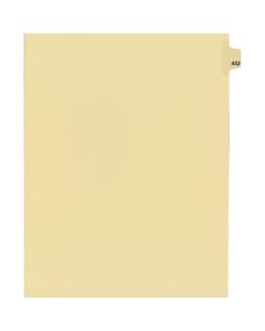 Onglets juridique Indiv Lettre 452 Coupe 25 C-Chamois