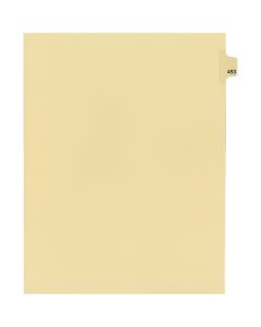 Onglets juridique Indiv Lettre 453 Coupe 25 C-Chamois