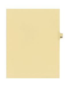 Onglets juridique Indiv Lettre 460 Coupe 25 C-Chamois