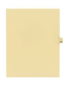 Onglets juridique Indiv Lettre 462 Coupe 25 C-Chamois