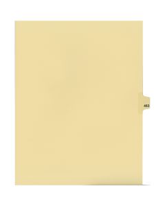 Onglets juridique Indiv Lettre 463 Coupe 25 C-Chamois