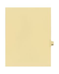 Onglets juridique Indiv Lettre 466 Coupe 25 C-Chamois