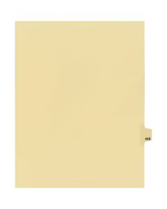 Onglets juridique Indiv Lettre 468 Coupe 25 C-Chamois