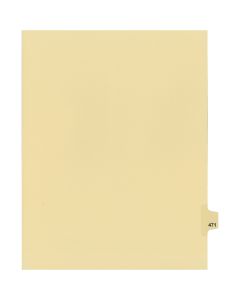 Onglets juridique Indiv Lettre 471 Coupe 25 C-Chamois