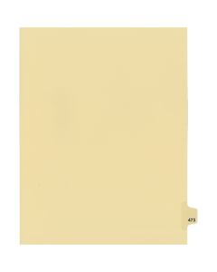 Litigation Tab Dividers *c* Buff #473