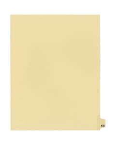 Litigation Tab Dividers *c* Buff #475