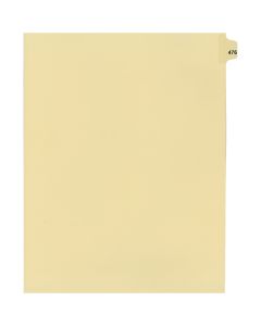 Litigation Tab Dividers *c* Buff #476