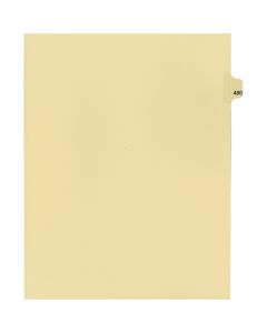 Litigation Tab Dividers *c* Buff #480