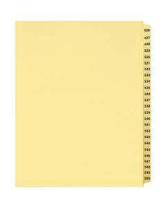 Onglets juridique Jeux Lettre 526-550 Coupe 25 Chamois