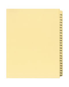 Onglets juridique Jeux Lettre 776-800 Coupe 25 Chamois