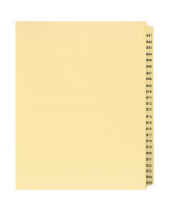 Onglets juridique Jeux Lettre 801-825 Coupe 25 Chamois