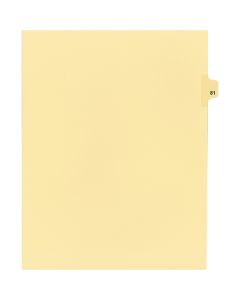 Onglets juridique  Indiv Lettre 81 Coupe 25 C-Chamois