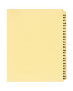 Onglets juridique Jeux Lettre 826-850 Coupe 25 Chamois