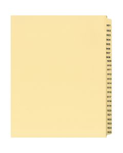 Onglets juridique Jeux Lettre 901-925 Coupe 25 Chamois