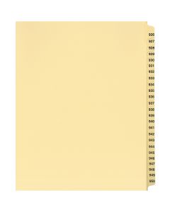 Onglets juridique Jeux Lettre 926-950 Coupe 25 Chamois