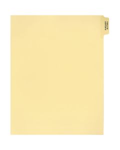 Index Tab Divider "TABLE OF CONTENTS" *c* Buff 7th Cut