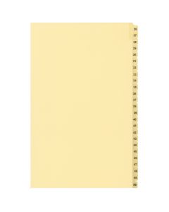 Onglets juridique Jeux Légal 26-50 Coupe 25 C-Chamois